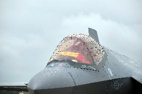 King Philippe At F-35 Delivery Ceremony - Florennes