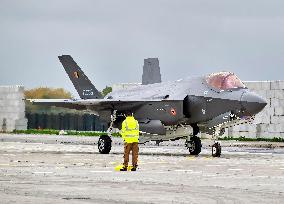 King Philippe At F-35 Delivery Ceremony - Florennes