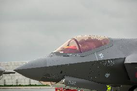 King Philippe At F-35 Delivery Ceremony - Florennes