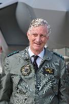 King Philippe At F-35 Delivery Ceremony - Florennes