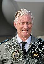 King Philippe At F-35 Delivery Ceremony - Florennes