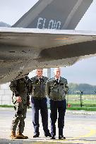 King Philippe At F-35 Delivery Ceremony - Florennes