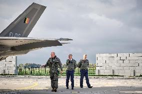 King Philippe At F-35 Delivery Ceremony - Florennes