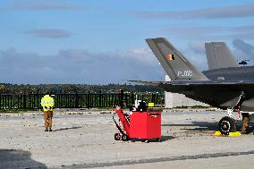 King Philippe At F-35 Delivery Ceremony - Florennes