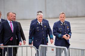 King Philippe At F-35 Delivery Ceremony - Florennes