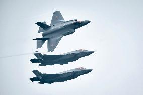 King Philippe At F-35 Delivery Ceremony - Florennes