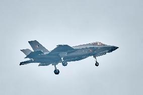 King Philippe At F-35 Delivery Ceremony - Florennes