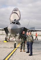 King Philippe At F-35 Delivery Ceremony - Florennes