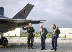 King Philippe At F-35 Delivery Ceremony - Florennes