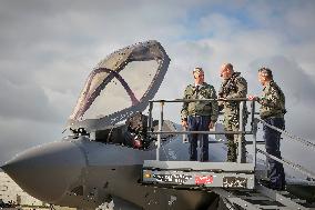 King Philippe At F-35 Delivery Ceremony - Florennes