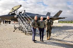 King Philippe At F-35 Delivery Ceremony - Florennes