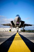 King Philippe At F-35 Delivery Ceremony - Florennes