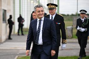 Gerald Darmanin visits the South Paris Region Penitentiary Center - Reau