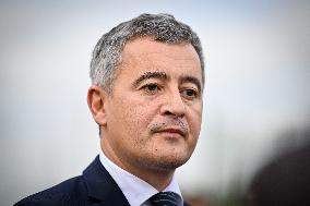 Gerald Darmanin visits the South Paris Region Penitentiary Center - Reau