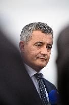 Gerald Darmanin visits the South Paris Region Penitentiary Center - Reau