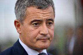 Gerald Darmanin visits the South Paris Region Penitentiary Center - Reau