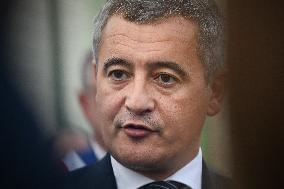 Gerald Darmanin visits the South Paris Region Penitentiary Center - Reau