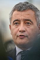 Gerald Darmanin visits the South Paris Region Penitentiary Center - Reau