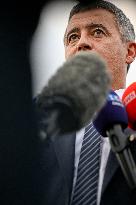 Gerald Darmanin visits the South Paris Region Penitentiary Center - Reau