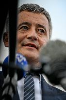 Gerald Darmanin visits the South Paris Region Penitentiary Center - Reau