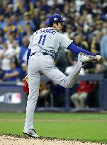 Baseball: Championship Series between Dodgers and Brewers