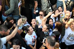 Hostage Release Celebration - Tel Aviv