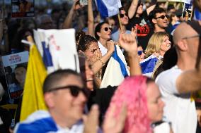 Hostage Release Celebration - Tel Aviv