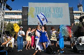 Hostage Release Celebration - Tel Aviv