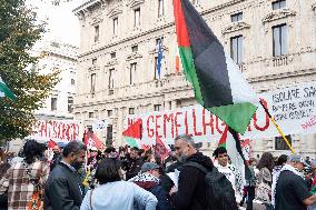 Pro-Palestine Demonstration - Milan