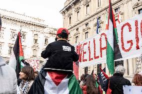 Pro-Palestine Demonstration - Milan