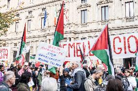 Pro-Palestine Demonstration - Milan