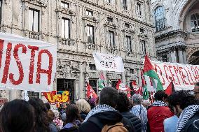 Pro-Palestine Demonstration - Milan