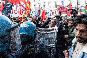 Pro-Palestine Demonstration - Milan