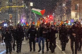 Pro-Palestine Demonstration - Milan
