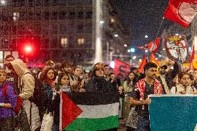 Pro-Palestine Demonstration - Milan