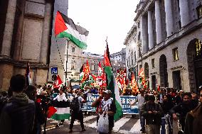 Pro-Palestine Demonstration - Milan