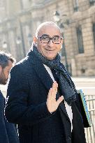 Ministers arrive at the Elysee Palace for the Council of Ministers - Paris AJ