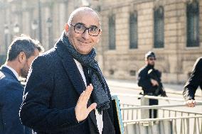 Ministers arrive at the Elysee Palace for the Council of Ministers - Paris AJ