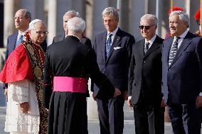 Pope Leo XIV Meets With President Sergio Mattarella - Rome