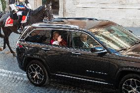Pope Leo XIV Meets With President Sergio Mattarella - Rome