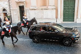 Pope Leo XIV Meets With President Sergio Mattarella - Rome