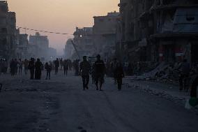 Gaza Destruction After Airstrikes - Gaza City