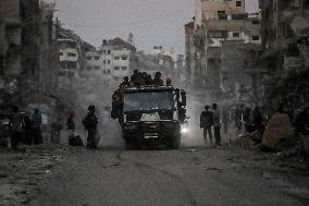Gaza Destruction After Airstrikes - Gaza City