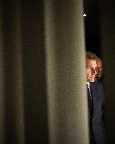 French President Macron Waits for Palestinian President Mahmoud Abbas at the Gaza Peace Summit - Sharm el-Sheikh