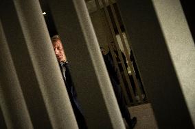 French President Macron Waits for Palestinian President Mahmoud Abbas at the Gaza Peace Summit - Sharm el-Sheikh