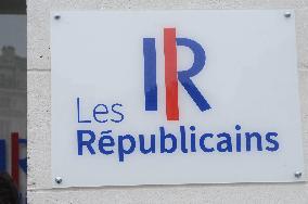 Bruno Retailleau Returns To LR Headquarters - Paris