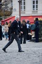 Bruno Retailleau Returns To LR Headquarters - Paris