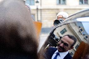 Bruno Retailleau Returns To LR Headquarters - Paris