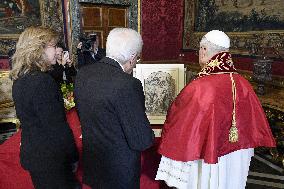 Pope Leo XIV Meets Italian President Sergio Mattarella - Rome