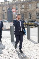 Ministers leaves the Elysee Palace for the Council of Ministers - Paris AJ